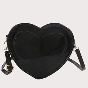 Mini heart shaped crossbody bag
